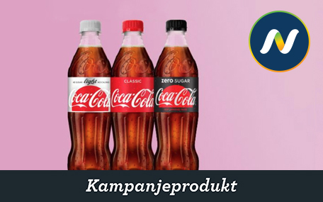 Coca-Cola (0,5 l.) hos Narvesen